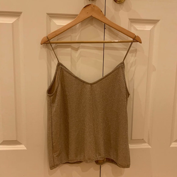 Gold express stretchy party tank top - Picture 3 of 3